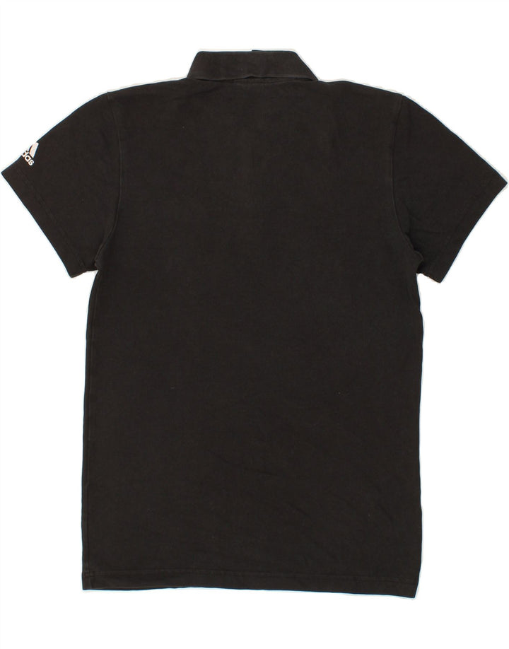 ADIDAS Mens Polo Shirt Small Black Vintage Adidas and Second-Hand Adidas from Messina Hembry 