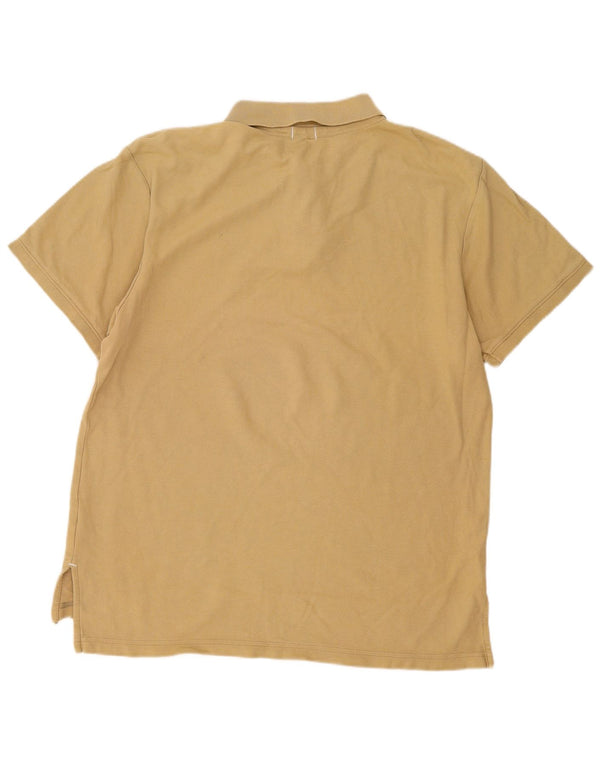 Camisa polo masculina Nike grande algodão cáqui