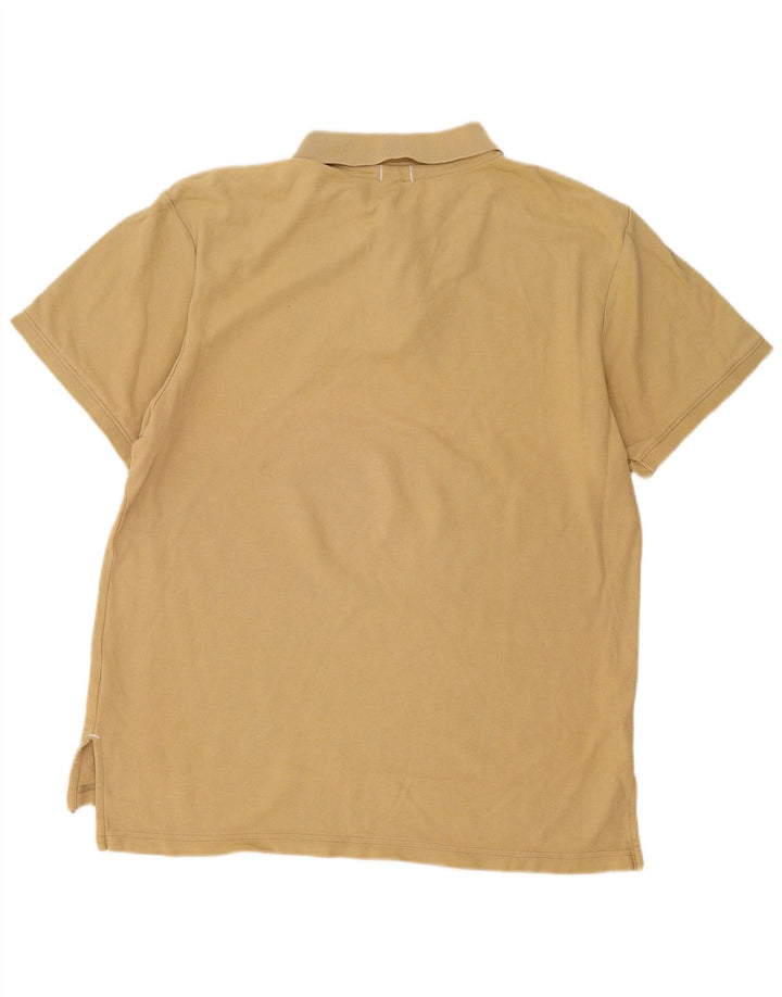 Camisa polo masculina Nike grande algodão cáqui