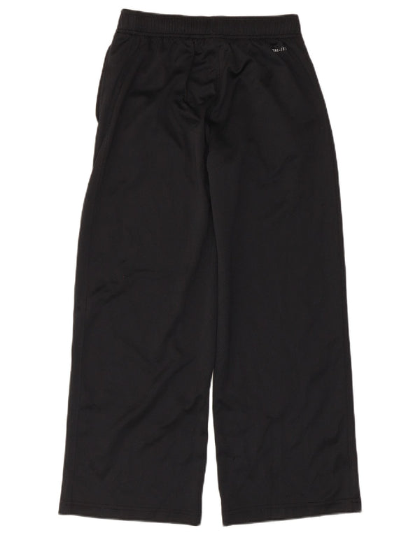 Calça de treino feminina Nike Capri com perna larga UK 12 poliéster preto médio