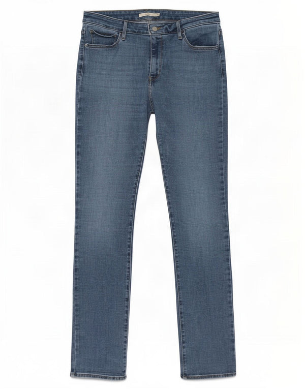 Calça jeans feminina Levi's 712 Slim W32 L34 azul algodão