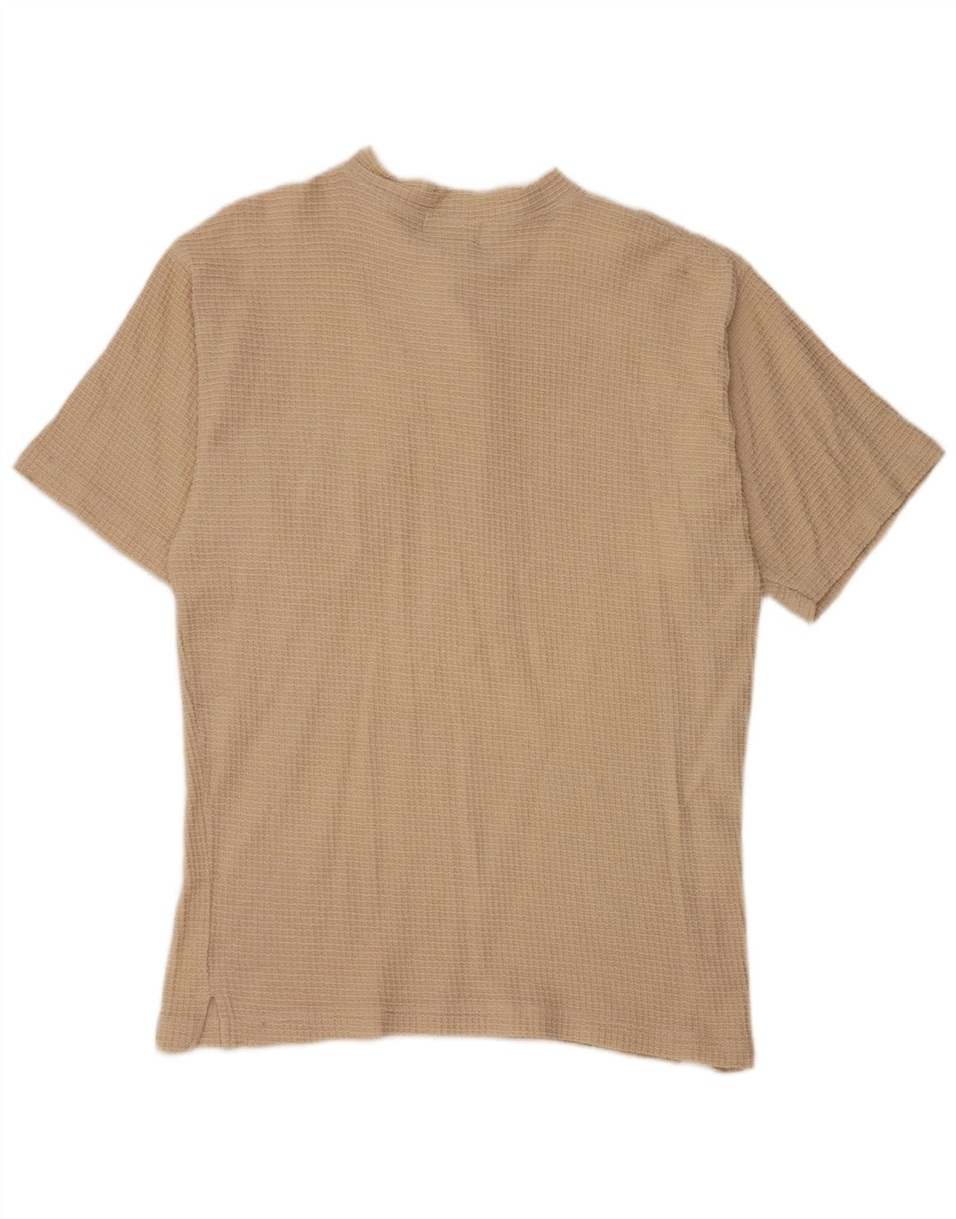 Camiseta masculina Berto Lucci Top pequeno algodão bege
