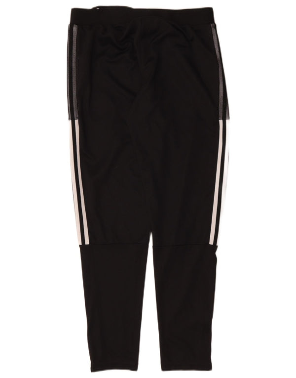 Adidas Mens Treino Calças Médio Preto Poliéster Esportes