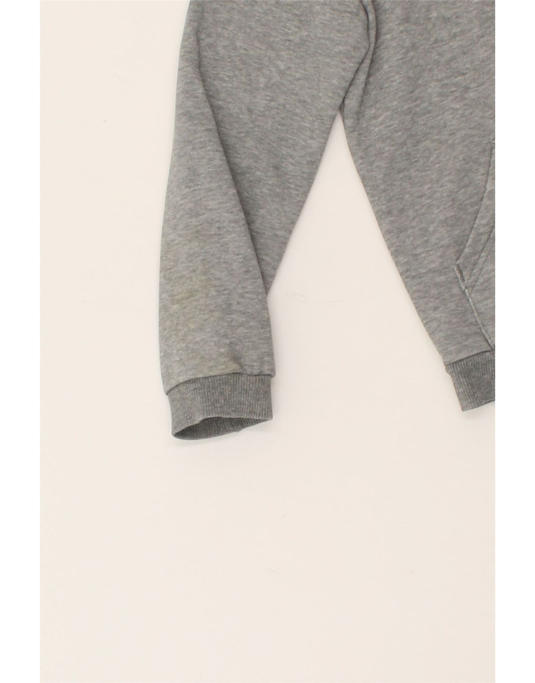 PUMA Boys Graphic Zip Hoodie Sweater 7-8 Years Grey Cotton Vintage Puma and Second-Hand Puma from Messina Hembry 