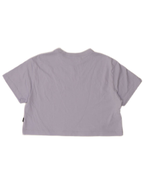 Camiseta Converse Mulher Crop Oversized Graphic Top UK 6 XS Roxo