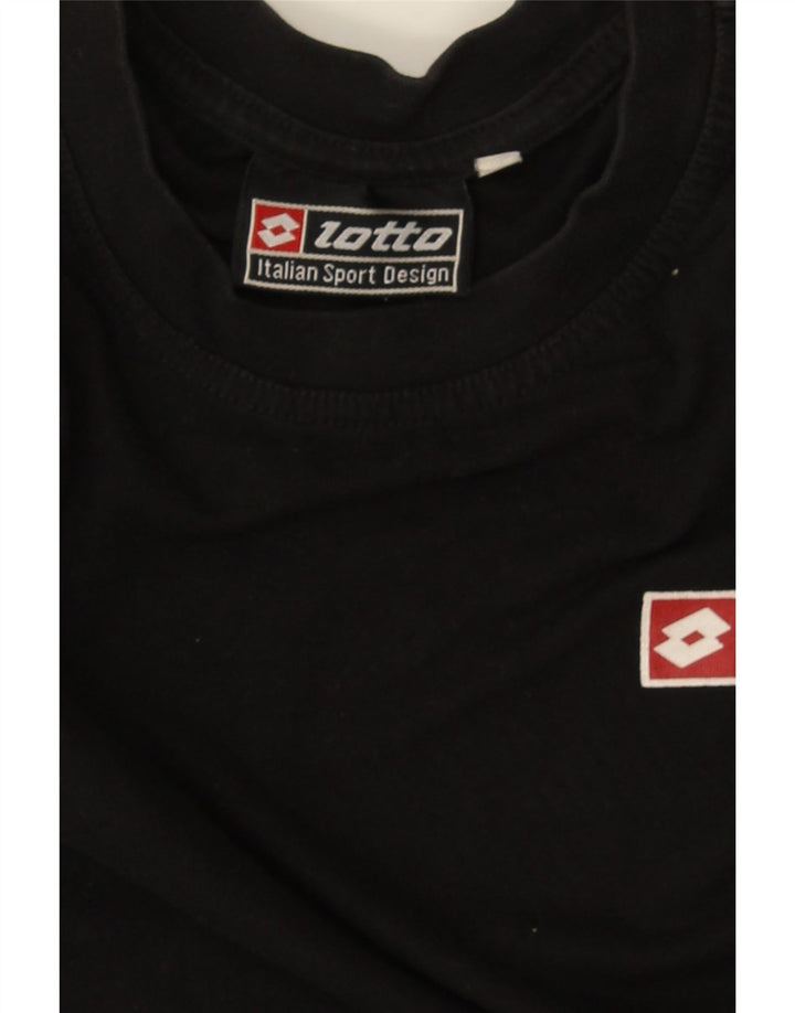 Camiseta masculina Lotto grande preta