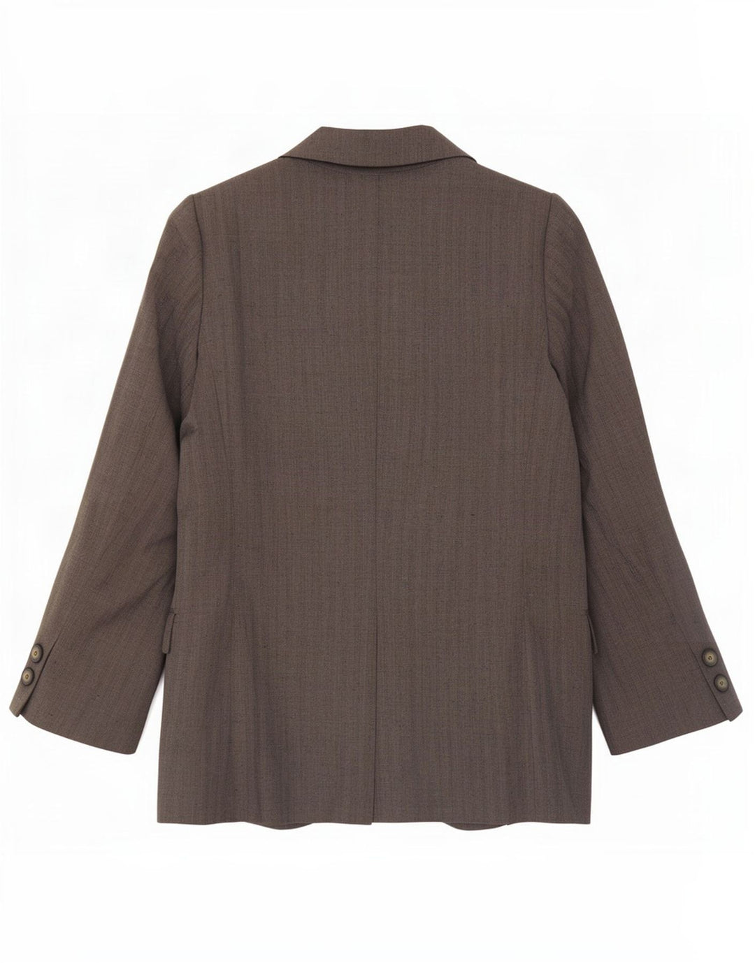 Jaqueta blazer feminina Byblos com 3 botões UK 10 listrada cinza pequena