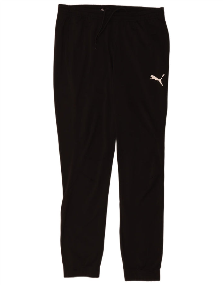 Calça de treino masculina Puma Joggers grande poliéster preto