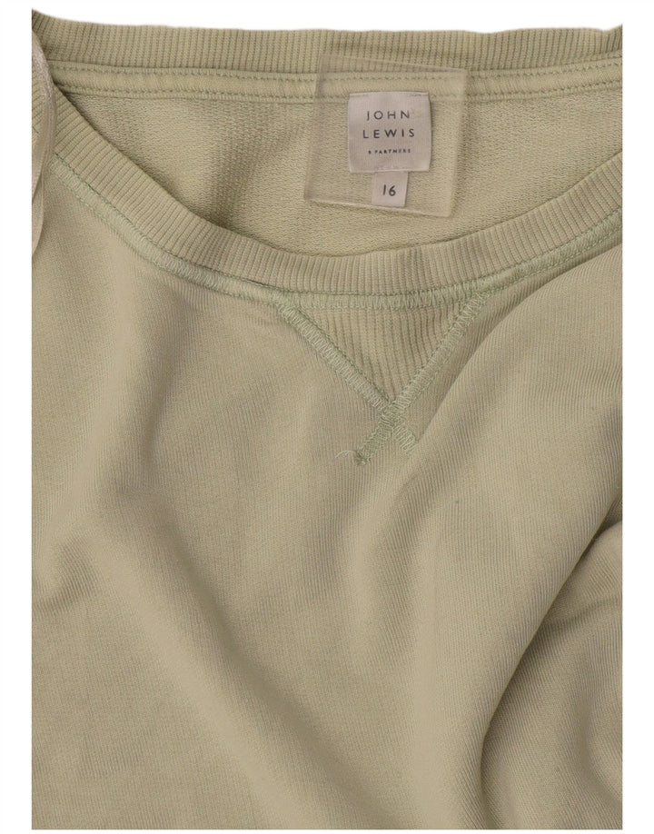 Jumper de moletom feminino John Lewis Reino Unido 16 grande verde