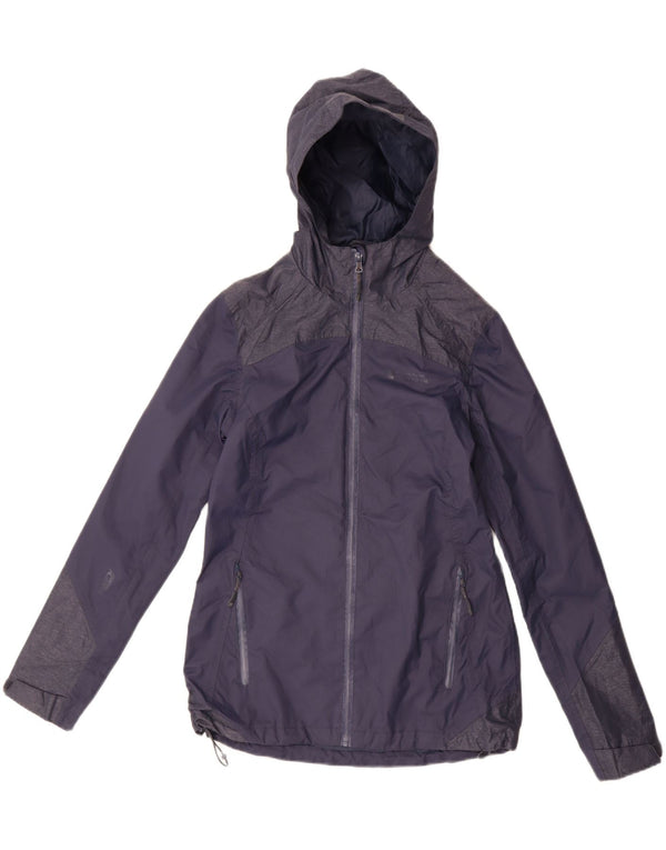 Jaqueta de chuva feminina MOUNTAIN WAREHOUSE UK 10 pequena azul marinho colorblock