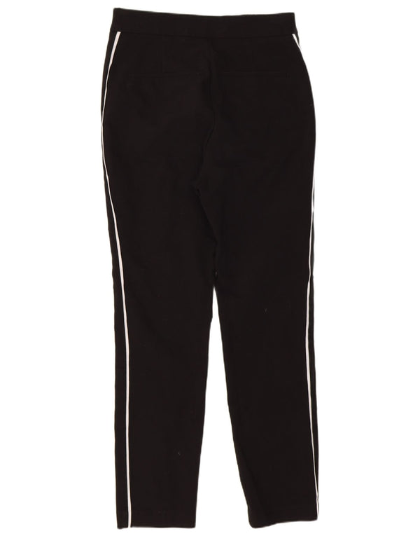 Zara Calça feminina casual slim XS W24 L25 algodão preto