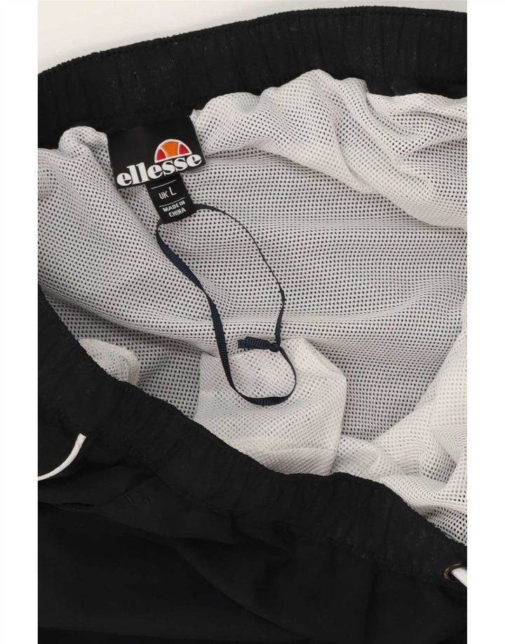 Shorts de natação masculino Ellesse grande poliéster preto