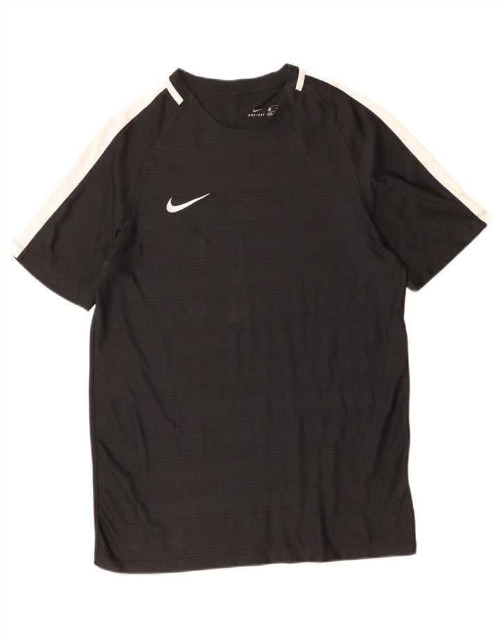 Camiseta Nike Masculina Top Grande Preto Colorblock Poliéster Esportivo