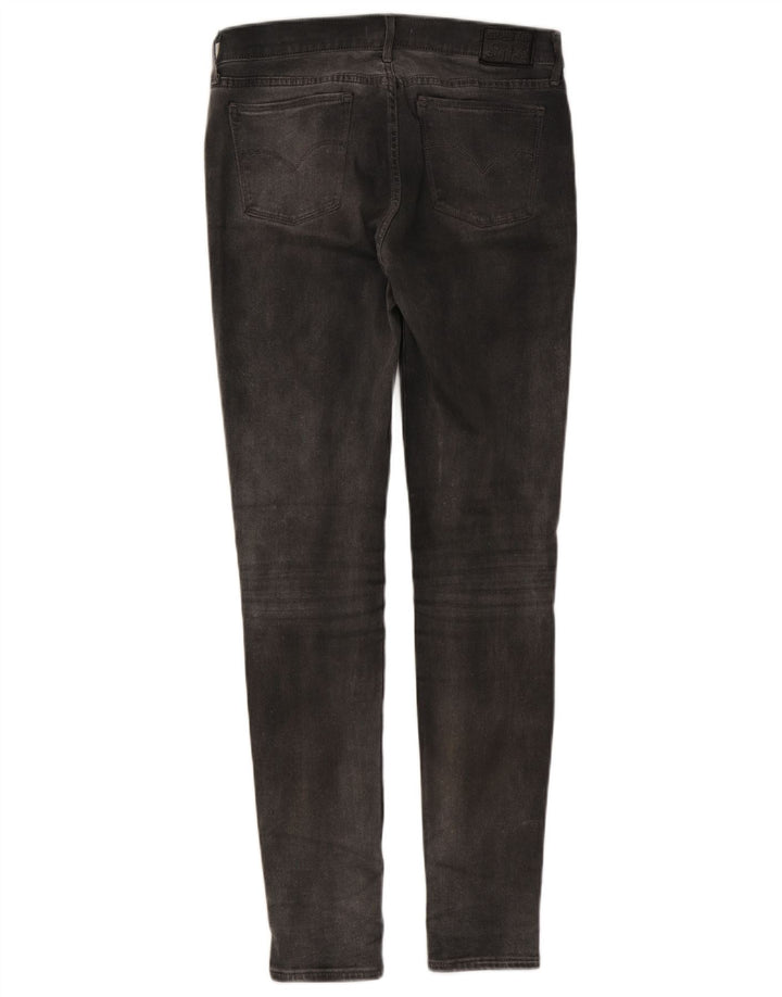 Calça jeans feminina Levi's 710 Super Skinny W31 L32 cinza algodão