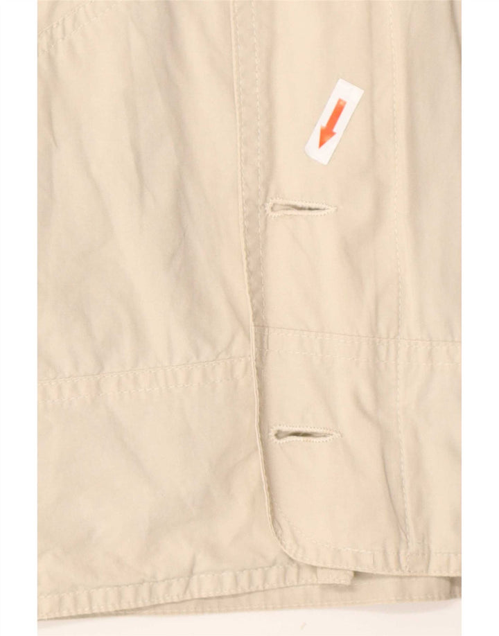 Jaqueta bomber masculina vintage UK 38 algodão bege médio