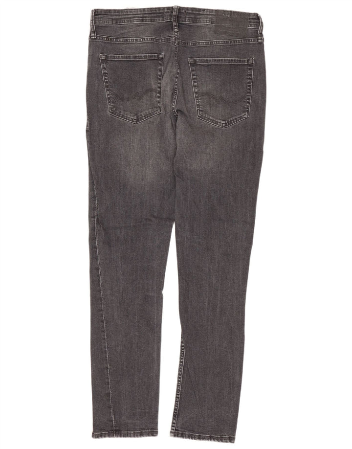 JACK & JONES Masculino GLENN Slim Jeans W32 L32 Algodão Cinza