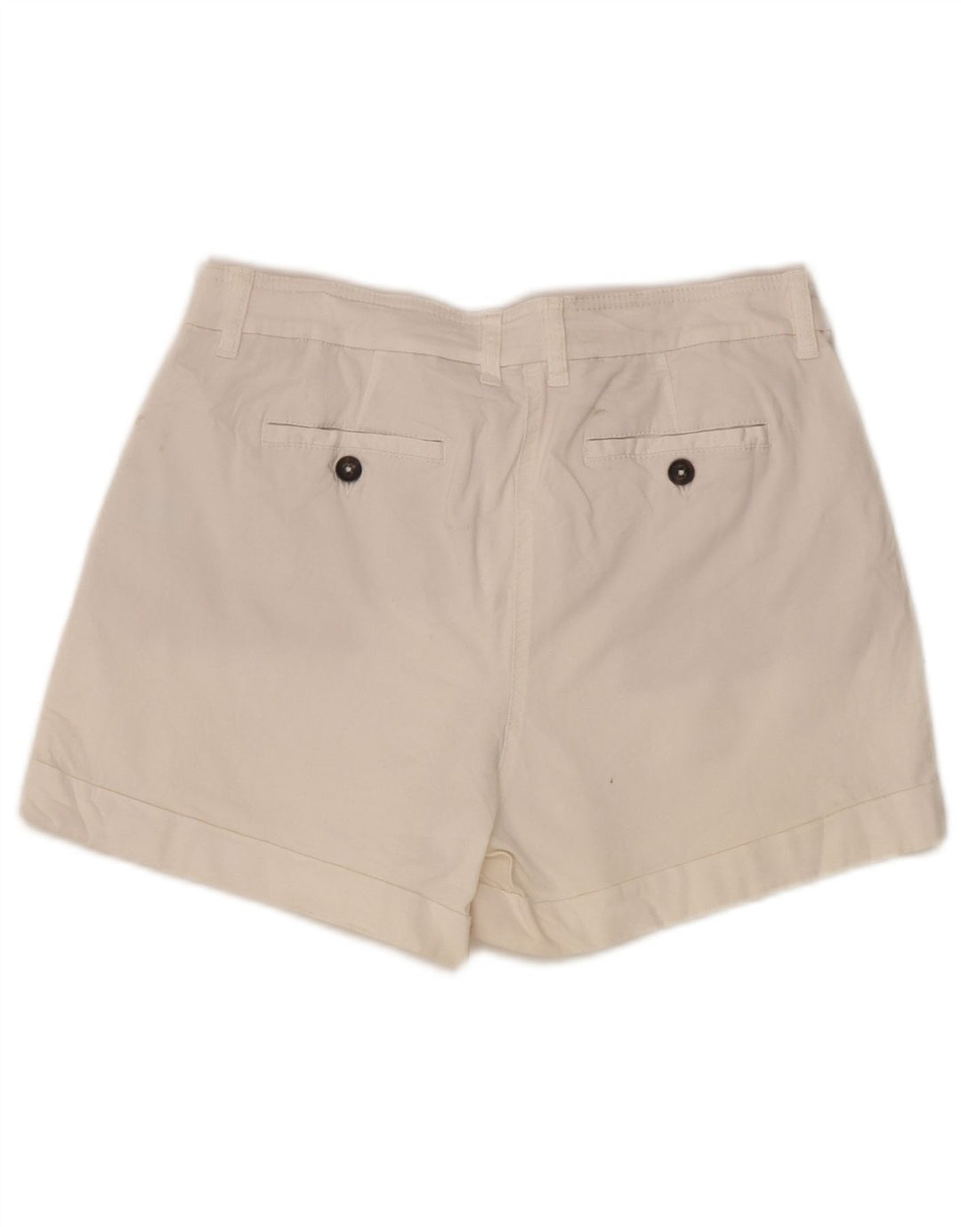 Boden Womens Chino Shorts UK 12 Médio W30 Algodão Branco