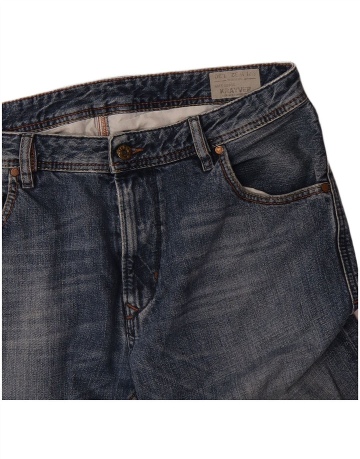 Diesel Masculino Krayver Regular Slim Jeans W32 L30 Azul Algodão
