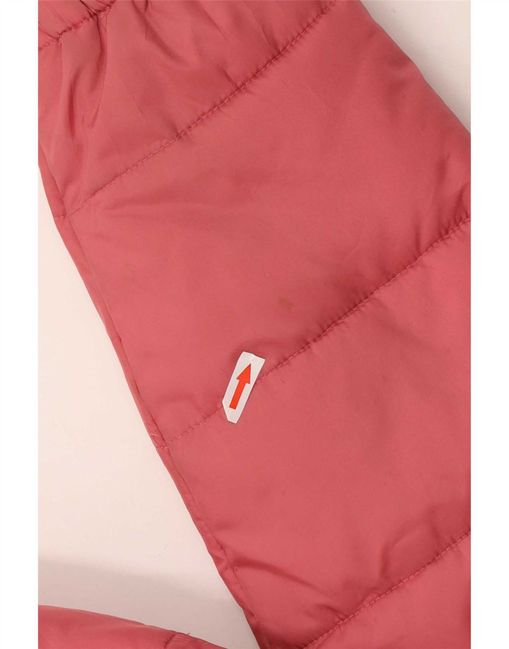 Jaqueta feminina Fila Loose Fit acolchoada UK 14 poliéster rosa médio