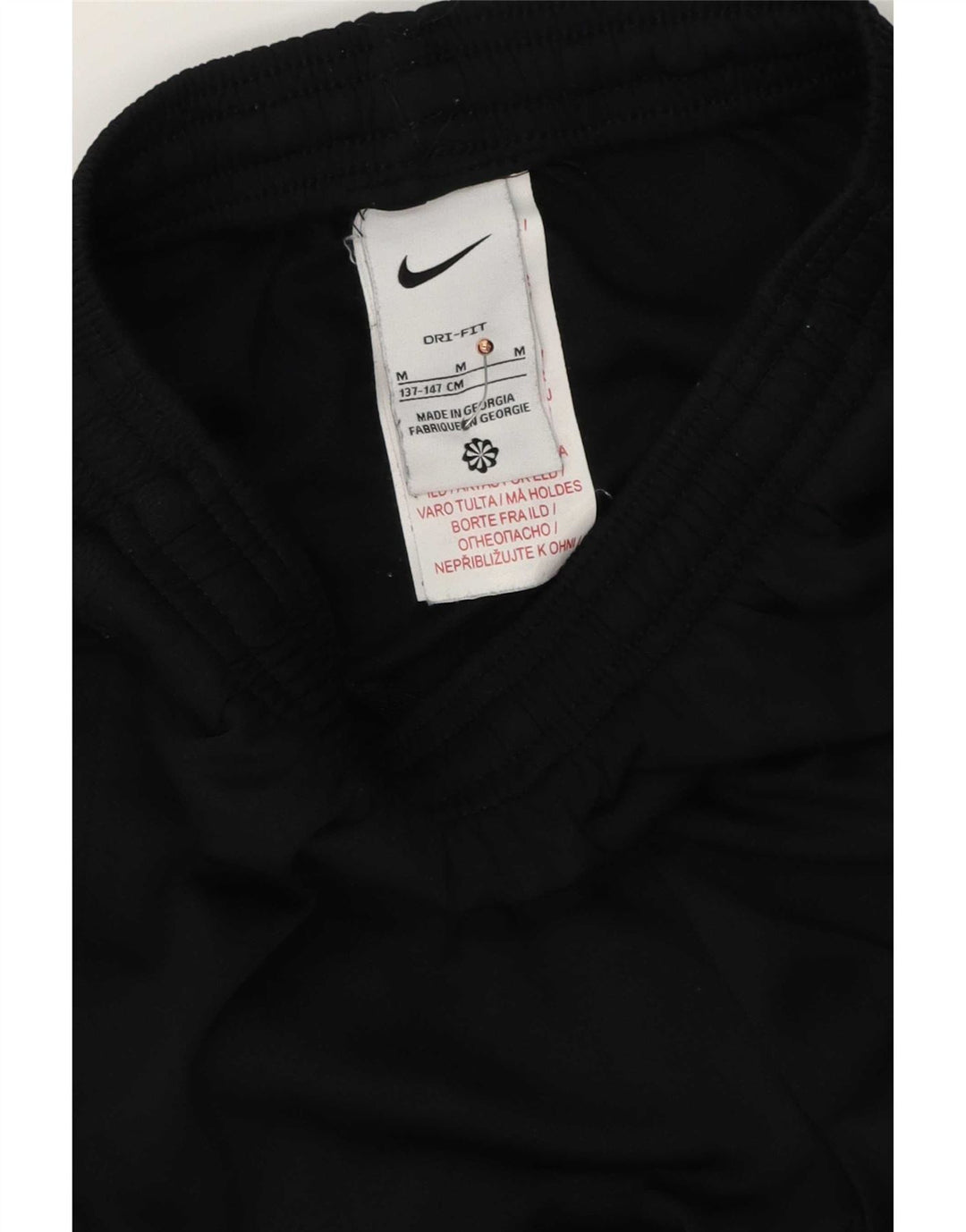 Calça de treino Nike Boys Dri Fit 10-11 anos médio preto poliéster