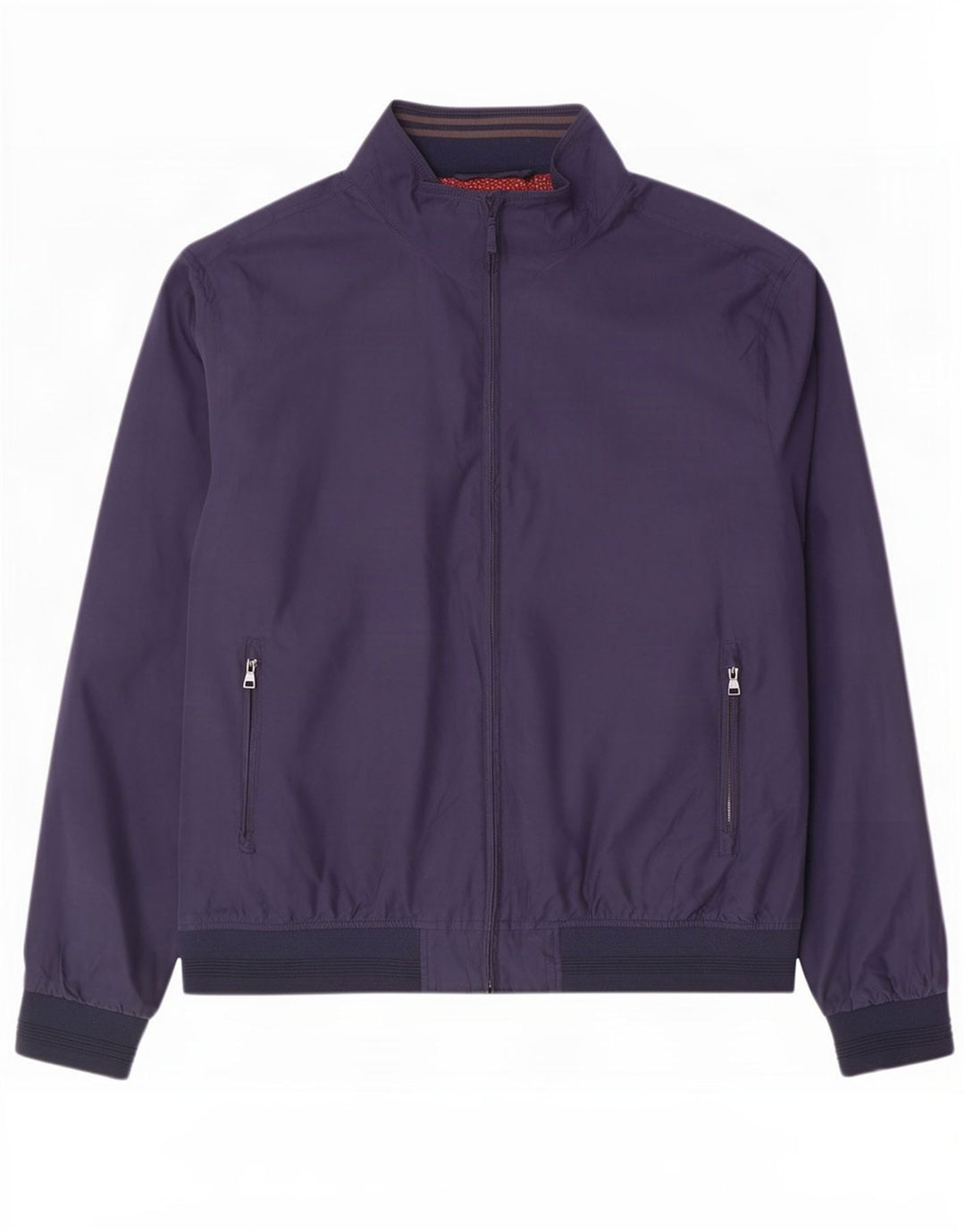 Jaqueta bomber masculina Marks & Spencer Reino Unido 46 3XL poliéster azul marinho