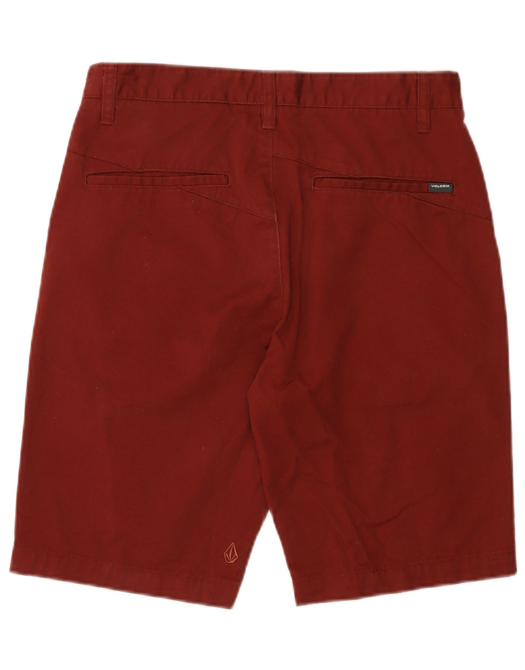 Shorts Chino Masculino VOLCOM W30 Médio Algodão Borgonha