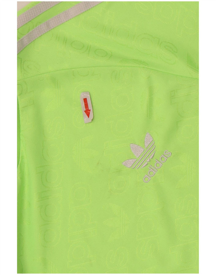 Adidas Camiseta Masculina Graphic Top Poliéster Verde Médio