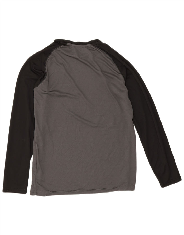 Mountain Warehouse Mens IsoCool Top Manga Longa Pequeno Colourblock Cinza