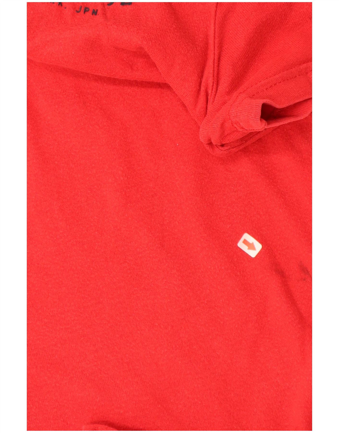 Camiseta masculina gráfica SUPERDRY grande algodão vermelho