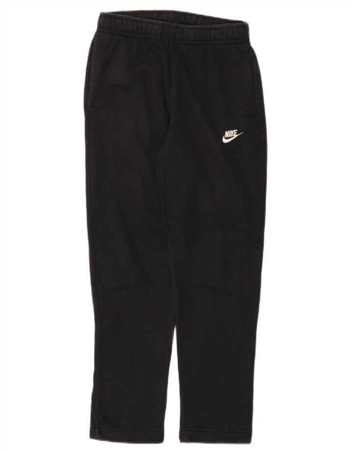 Calça de treino masculina Nike pequena de algodão preto