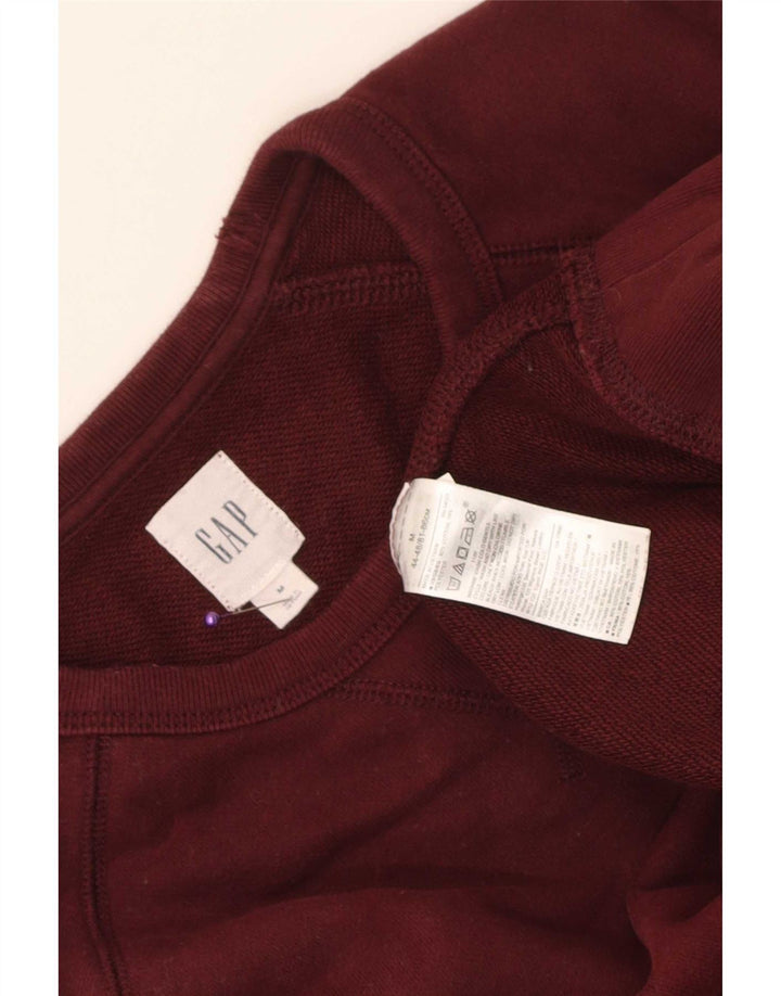 Gap Moletom Masculino Jumper Médio Algodão Borgonha