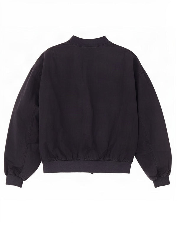 Jaqueta Bomber Oversized Feminina Trussardi Reino Unido 16 Grande Azul Marinho