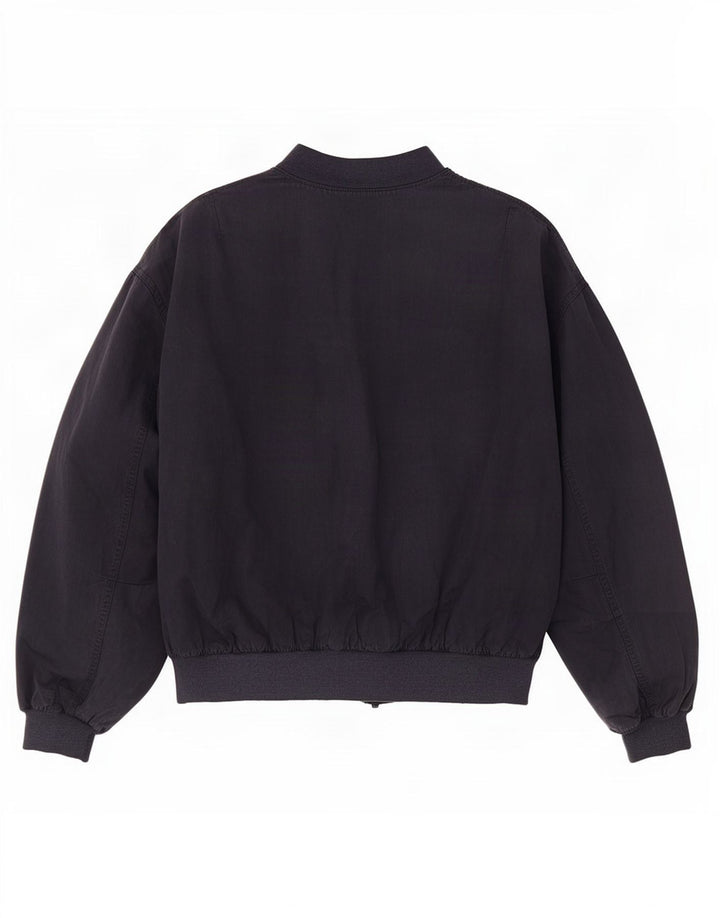 Jaqueta Bomber Oversized Feminina Trussardi Reino Unido 16 Grande Azul Marinho