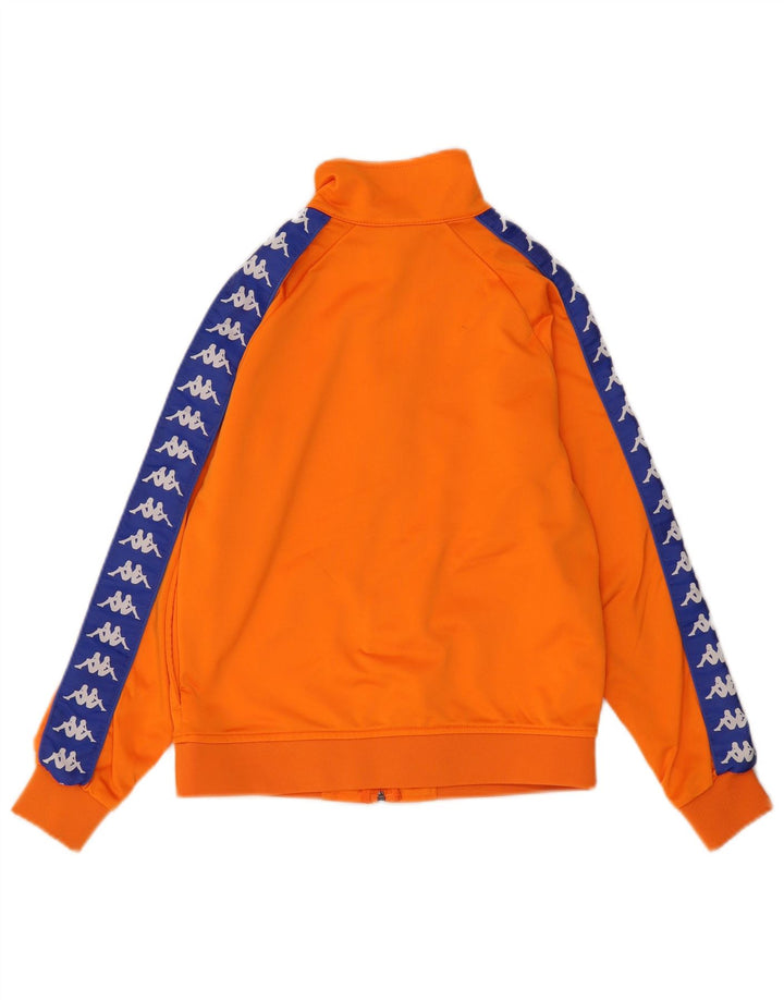 Jaqueta Kappa Boys Graphic Tracksuit 11-12 Anos Laranja Colorblock