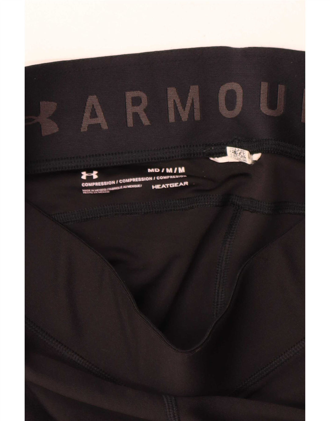 Under Armour Womens Heat Gear Leggings Reino Unido 14 Médio Preto