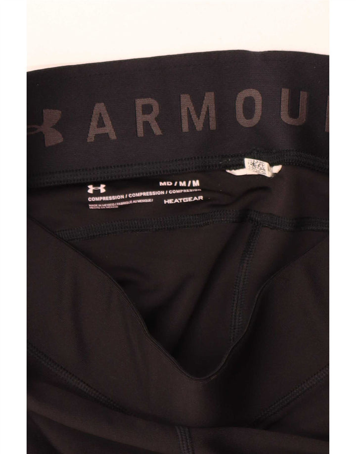Under Armour Womens Heat Gear Leggings Reino Unido 14 Médio Preto