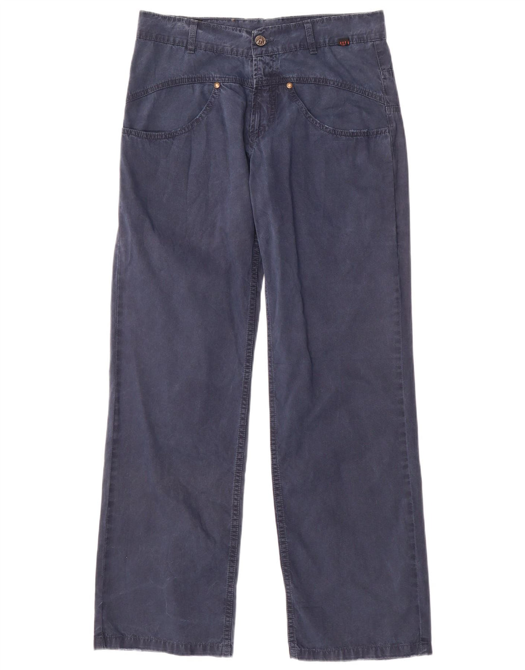 ROBERTO CAVALLI Calça masculina Devils reta casual pequena W29 L30 azul