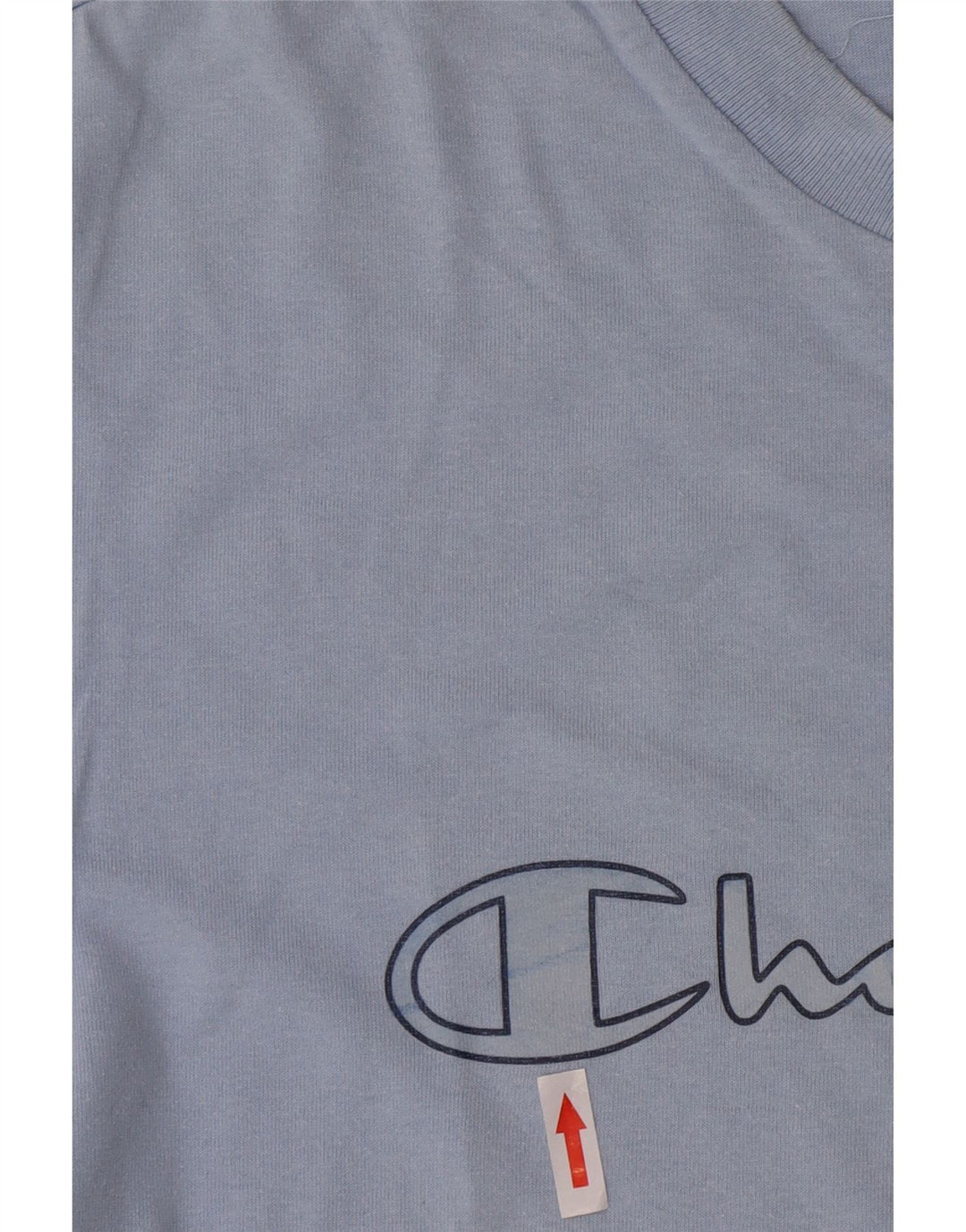 Camiseta masculina estampada Champion grande algodão azul