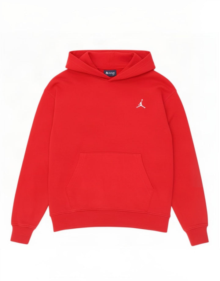 Jordan Mens Hoodie Jumper Pequeno Algodão Vermelho