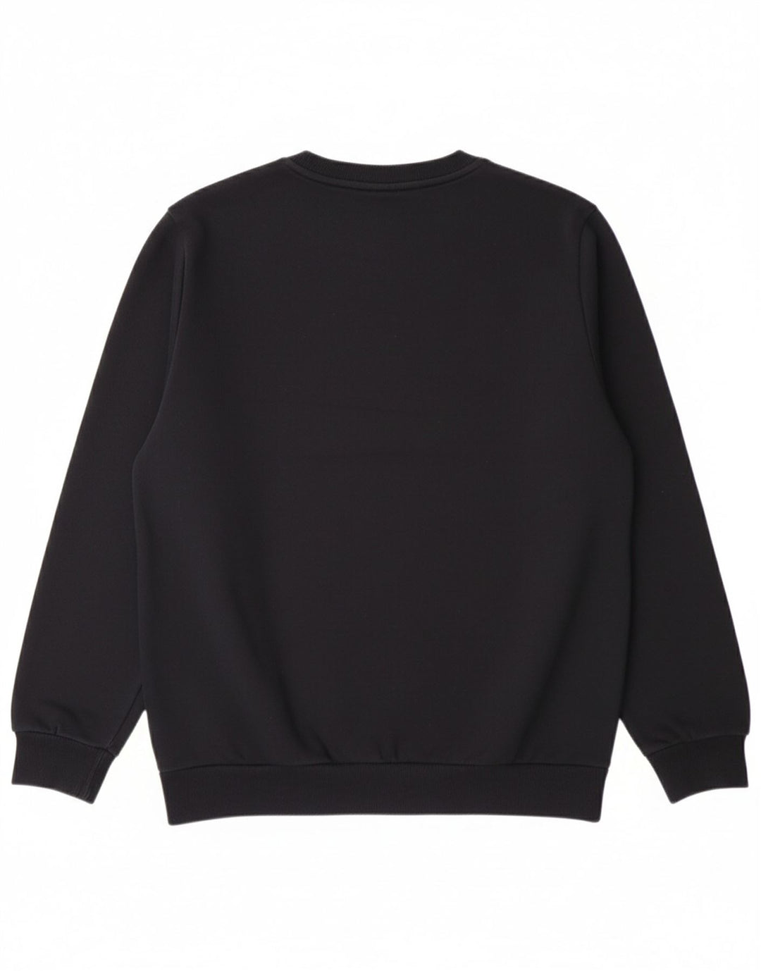 PUMA Mens Graphic Moletom Jumper Médio Algodão Preto