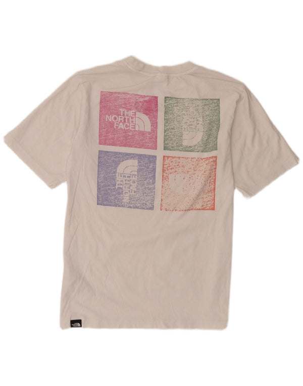 Camiseta feminina The North Face com estampa gráfica UK 10 algodão branco pequeno