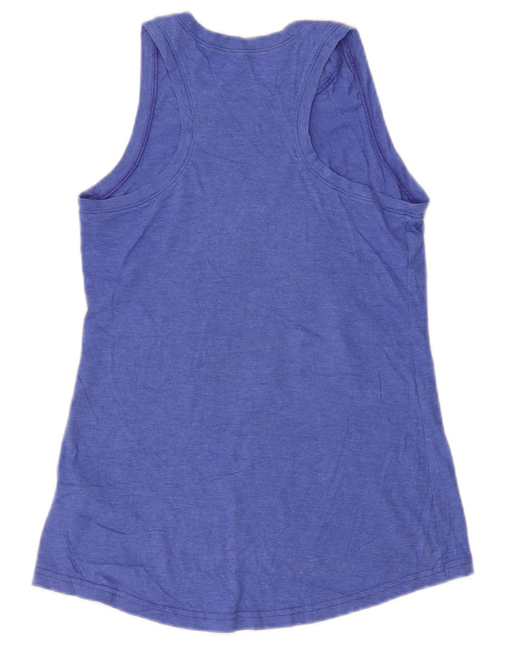 Colete feminino REEBOK UK 8 pequeno poliéster azul