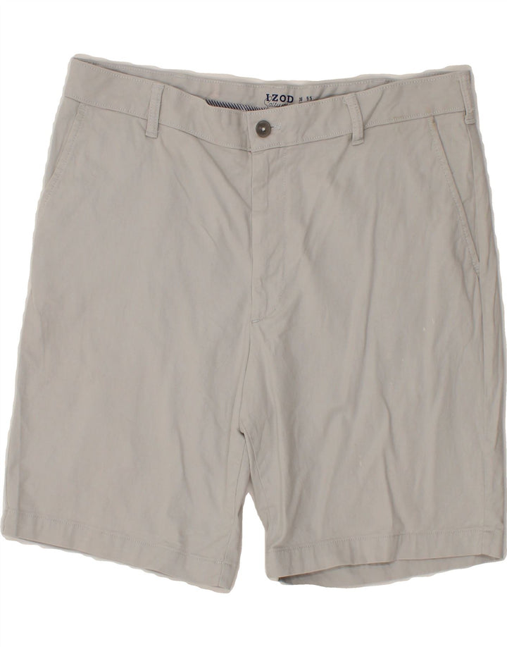 IZOD Mens Chino Shorts W36 Large Grey Cotton Vintage Izod and Second-Hand Izod from Messina Hembry 