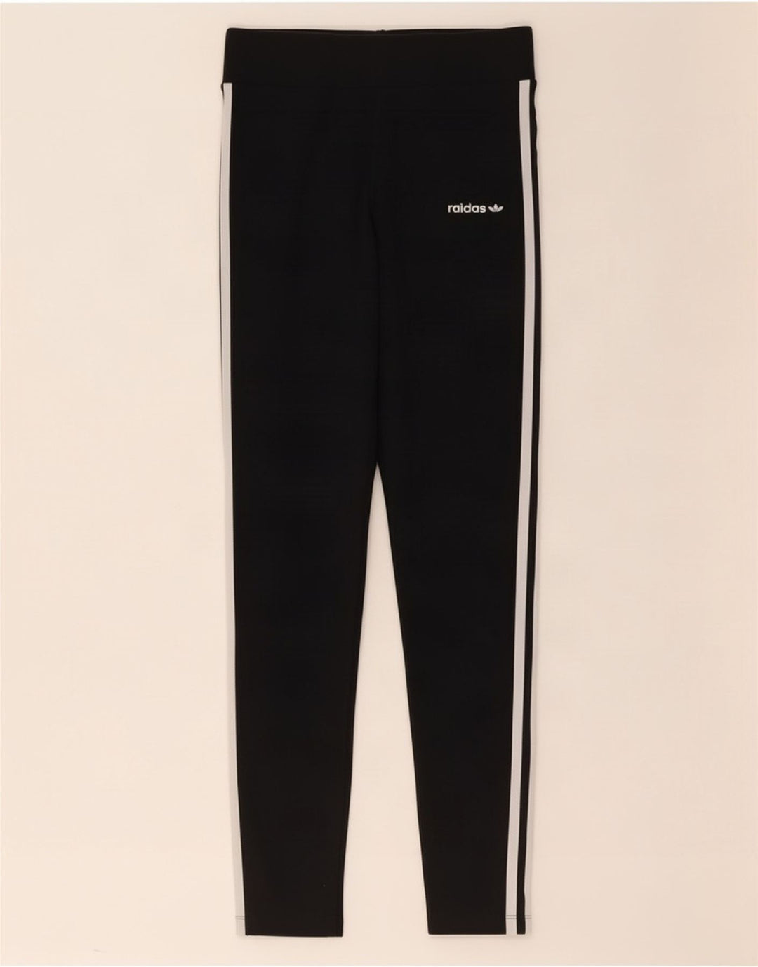 Leggings Adidas Femininas UK 12 Médio Algodão Preto