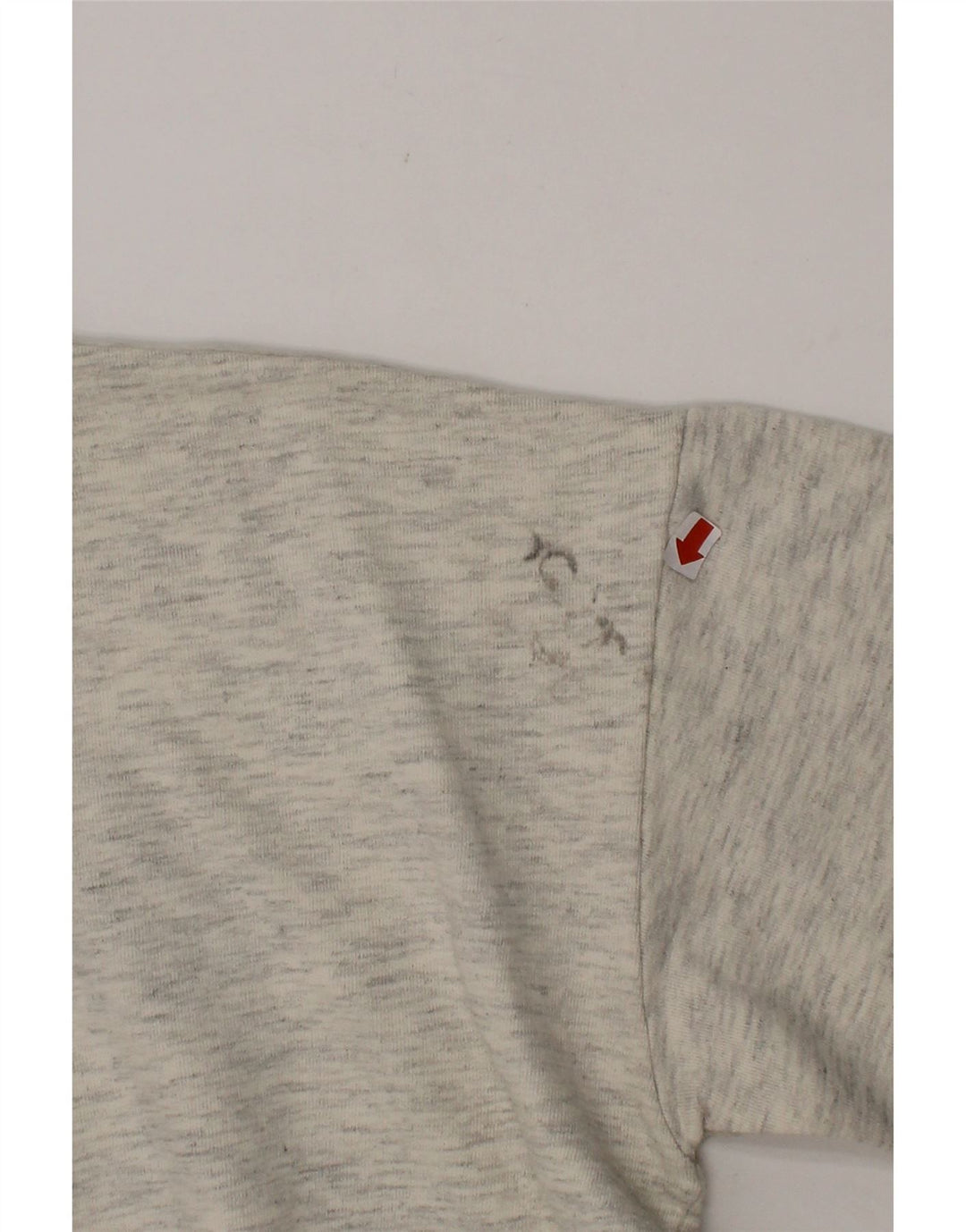 STEFANEL Girls Graphic Sweatshirt Jumper 11-12 Years Grey Cotton Vintage Stefanel and Second-Hand Stefanel from Messina Hembry 