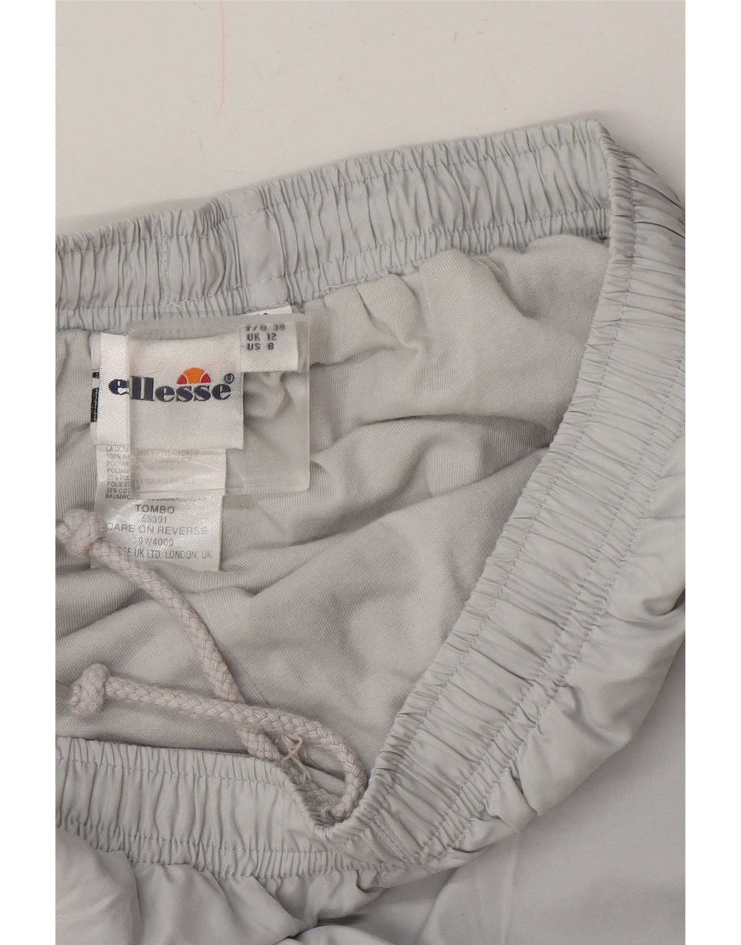 Calça de treino feminina Ellesse UK 12 poliéster cinza médio