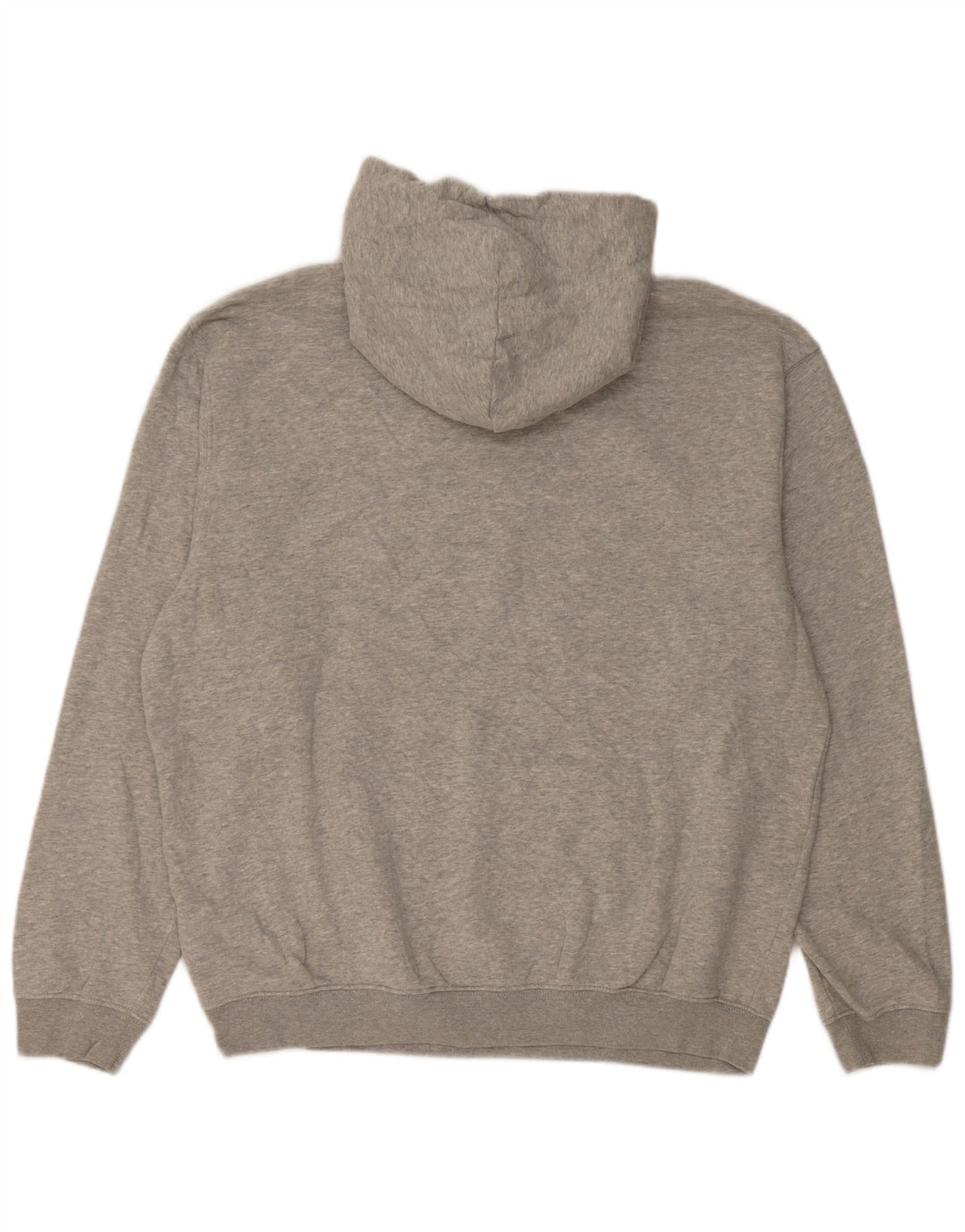 Suéter masculino com capuz Gap grande algodão manchado cinza