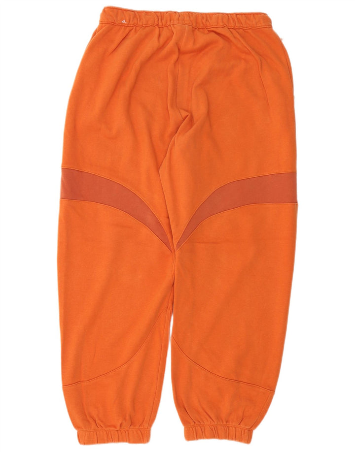 Nike masculino gráfico calças de treino joggers médio laranja algodão