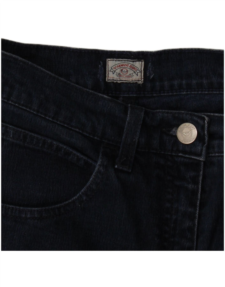 Armani Mulher Bootcut Jeans W28 L30 Azul Marinho