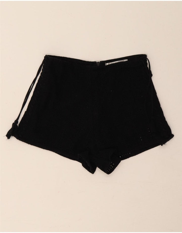Zara Mulher Trafaluc Hot Pants XS W24 Preto